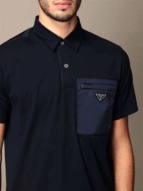 mens prada nylon pocket t shirt|Prada polo shirts for men.